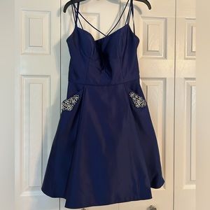 Formal navy dress